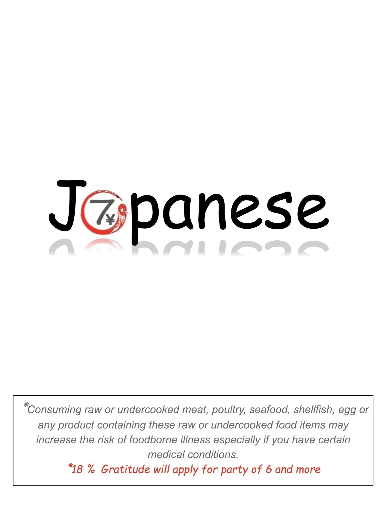 7' Yen Sushi in Roseville CA japanese menu